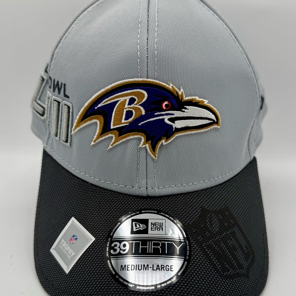 Gray and Black New Era 39THIRTY Cap